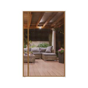 38"x83" Anti-Tearing Mesh Magnetic Screen Door